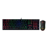 Kit Gamer Redragon - Teclado Mitra Rgb + Mouse Cobra Chroma