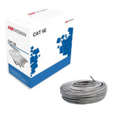 100 Metros Cable Utp Cat 5e Hikvision 100% Cobre Cctvip 