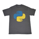 Playera Para Programadores Python Logo