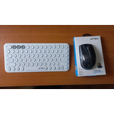 Teclado Y Mouse Acteck Inalámbricos Para Cel Y Lap. No Usado