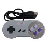 Controle Usb Snes Super Nintendo Super Famicom