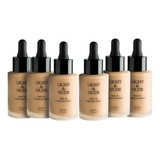 Base De Maquillaje Petrizzio Light & Nude 02 Pack 6