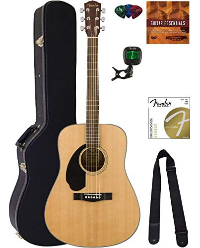 Guitarra Acústica Fender Cd-60s Con Accesorios