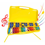 Metalofono Cromatico Infantil Escolar 25 Notas Musicales 