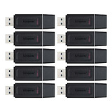 Pack De 10 Memorias Usb Kingston 32gb Datatraveler Exodia - 