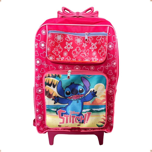 Mochila Escolar Infantil Rodinha Top Suporte Garrafa Grande