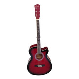 Guitarra Electroacustica Roja Segovia Sgf238cerd Envio Full 