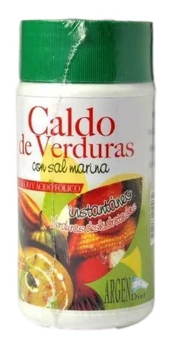 Caldo Instantaneo Con Sal Pote Verde 200gr Argendiet - Dw