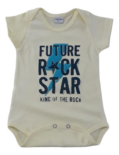 Body Manga Corta Bebe Future Rock Star