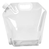 Contenedor De Agua Plegable, Bolsa De Agua 5l Claro