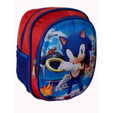 Morral Mochila Maleta Kinder Pequeño Sonic