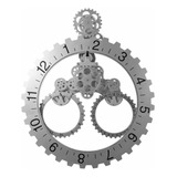 Reloj De Pared Mecánico 3d Rodamientos