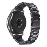 Pulseira Preta 20mm 3 Elos Para Samsung Watch Active 1 E 2