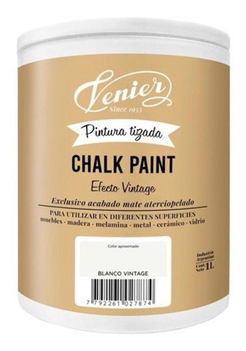 Chalk Paint Venier Tizada 1 L Dimension Color Pinturer