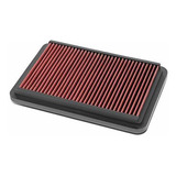 Panel De Filtro De Aire Lavable Reutilizable Rojo Compatible