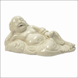  Figura Antigua Buda Porcelana Blanc De Chine (2179)