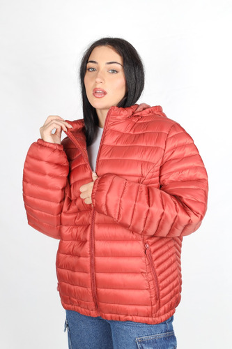 Campera Mujer Impermeable Talles Especiales Oldtown Polo