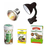 Kit Jabuti Poytara Alcon Luminária Lâmpada Uva Uvb 3.0