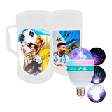 Kit 2 Unidades Vaso Chopp Cervecero Refrescante + 1 Foco Led