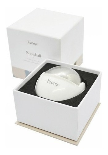 Masajeador Facial Corporal Coony Criogenico Snowball Color Blanco