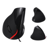 Mouse Vertical Ergonómico Alambrico Usb 5 Botones Óptico 