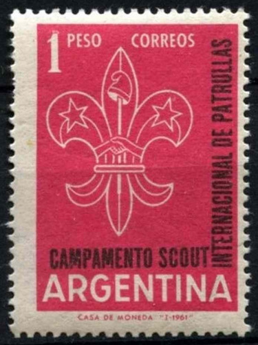 1961 Movimiento Boy Scout Jamboree- Argentina ( Sello) Mint