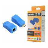 Extensor Hdmi A Hdmi 30m Decuado Para Cable Cat6 Rj45 1080p