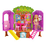 Barbie Set De Juego Chelsea Casa Del Árbol Juguete Niñas