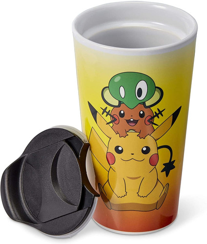 Taza De Viaje Pokemon Xy Series | Pikachu, Dedenne Y Squish