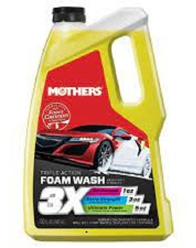 Mothers Foam Wash 3x Shampoo Auto Jabon Carro Espumadora