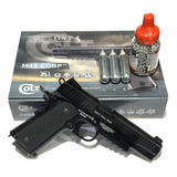 Pistola Umarex Co2 Colt Goverment M45 Cqbp + Gas + Balines