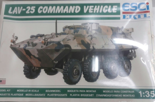 Tanque Lav 25 1/35 Esci Maqueta P Armar 