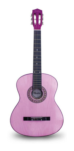 Guitarra De Madera 30 Pulgadas  Pink+ Accesorios /03-hx0012