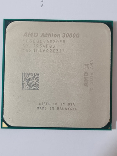 Processador Amd Athlon 3000g  2 Núcleos E 3.5ghz Seminovo