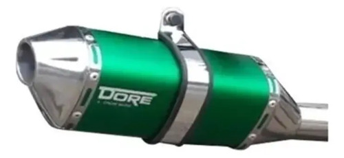 Escapamento Dore Curva Inox Cg 160 Titan 2025... Verde
