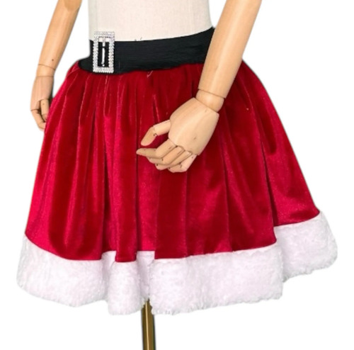 Falda Disfraz Santa Navidad Fiestas Decembrinas Pastorelas