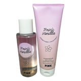 Body Mist Y Lotion Tropic Vanilla Pink Victorias Secret 