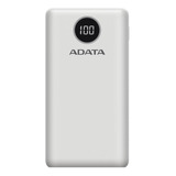 Power Bank Adata P20000qcd Digital 20000mah Usb Color Blanco