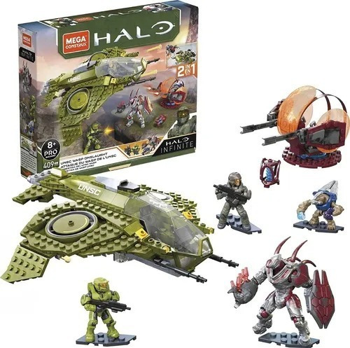 Mega Construx Original Halo Embestida Del Unsc Wasp