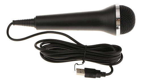 Micrófono Usb Con Cable Para Nintendo Wii U Ps3 Ps4 One 360