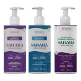 Kit  Sarará Shampoo Condicionador Modelador Cachos 4a 4b 4c