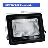 Foco Led Uv 30w Potente Exterior Ultra Violeta