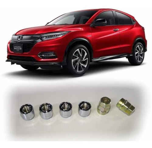 Birlos De Seguridad Honda Hr-v 2016-2020 Doble Llave.