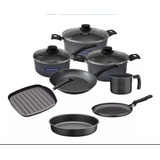 Set Combo Kit De Cocina Tramontina Teflon Antiadherente 8pz