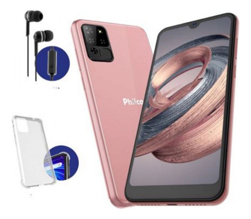 Smartphone Celular Philco Hit P8 32gb Rose Aparelho Seminovo