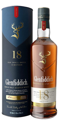 Whisky Glenfiddich 18y. Whisky Single Malt 43° 750 Ml