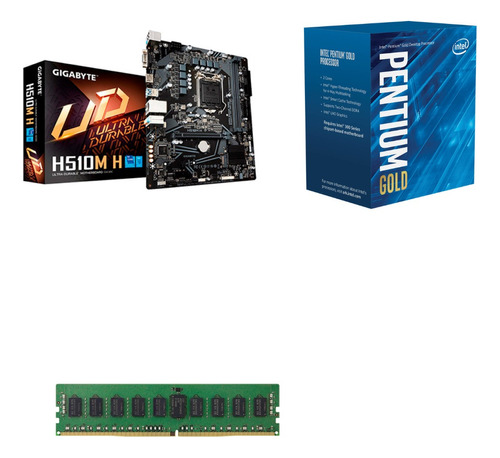 Kit Actualización Intel Pentium G6400 H510 Ram 4gb Kt