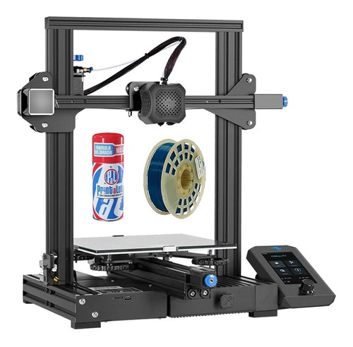 Impresora 3d Creality Ender-3 V2 + 1kg Filamento Pla + Spray