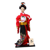 Muñeca Japonesa Geisha Kimono, Estatua Asiática,