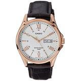 Reloj Casio Para Hombre Mtp-1384l-7avdf (a882) Oro-rosa Con